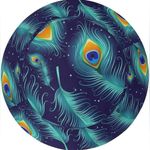 NWOT! Bucket Hats Peacock Feathers Green Fisherman Hat Sun Cap Unisex Blue Photo 2