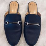 A New Day Black Horsebit Slip On Loafers Mules Photo 0