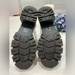 Forever 21 white faux leather with black laces boots size 8 Photo 6