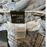 Simple Society Rhinestone Star Super High Rise Straight Ankle Length Size 13/31 Photo 5