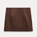 ZARA Elegant Brown Skirt Photo 7