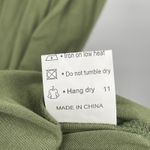 Olive Green Stretchy Maternity Baby Shower Pregnant Party Photos Maxi Dress M Size M Photo 5