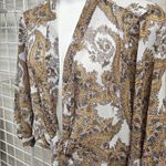 Andthewhy  Front Tie Knot Oversized Print Top Photo 2