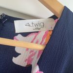 Deep V Flower Pattern Romper Photo 2