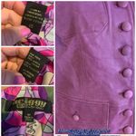 TWIGGY LONDON ORCHID PURPLE VINTAGE Y2K SUEDE FRONT BUTTON JACKET (M) Size M Photo 11