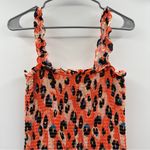RTR Waverly Grey Sally Cheetah Leopard Print Orange‎ Multicolor Mini Dress Sz L Orange Size L Photo 4