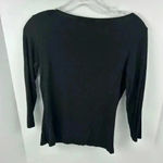 White House | Black Market White Hoise Black Market Long Sleeve embellished V-neck- Size Small Photo 3