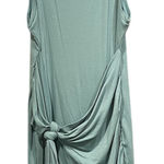 Lush Clothing Lillusory Mint Sleeveless Front Knot Fully Lined Tank Dress / Cover Up Photo 0