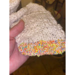 Free People Women's Sweater Size L White Multi Photo 4