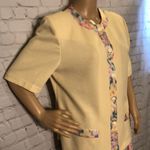 Vintage Pablo Connection Blazer & Pleated Skirt Yellow Size 14 Photo 4