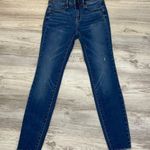 PacSun Distressed Ankle Jeggings Blue Jeans with Distressed Pantlegs Size 25 Photo 2