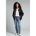 Kendall + Kylie Black Satin Bomber Jacket West Side California Map Embroidery L Photo 2