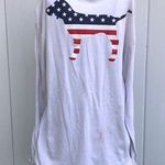 PINK - Victoria's Secret PINK Victoria’s Secret American flag red white and blue dog shirt size s…​ Photo 0