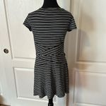 41 HAWTHORNE BLACK & WHITE STRIPE T SHIRT MINI DRESS Photo 1