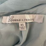 Lovers + Friends NWT  Ruffle Halter Maxi Dress Baby Blue XS Photo 9