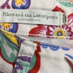 Pilcro and the Letterpress Anthro  Floral Mid Rise Jeans Photo 5