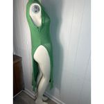 Free People  Crew Crochet Poncho In Island Green. One Size Photo 2