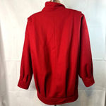 International Scene Vintage Red Wool Double Breasted Blazer Size 7/8 Photo 1