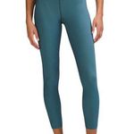 Lululemon Base Pace High-Rise Tight 25" Two-Tone Ribbed Green Jasper/Blue Photo 0