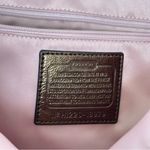 Coach Authentic  Poppy Signature Bag Tote Metallic Gold Cream Pink #H1220-18979 Photo 5