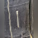 Topshop Corduroy Belted Waist Zip Navy Blue Boilersuit Photo 4