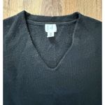 H&M  Sweater Womens Size XS Black V-Neck Pullover Poly, Wool Blend GUC Photo 4