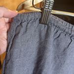 Victoria's Secret Victoria’s Secret Blue Houndstooth Waist Tie Pajama Pants Size Medium Photo 2