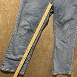 Lands End Jeans Womens 12 High Rise Straight Leg Light Wash Blue Pants Basic Photo 6