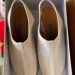 Coco Italy Neutral Suede Peep Toe Shoes 5.5 Photo 0