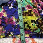 Cable & Gauge  women small blouse multicolor short sleeve side slits lightweight Photo 6