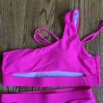 SheIn Hot pink cut out bikini set Photo 2