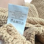 Lovers + Friends  Equator Knit Halter Mini Dress Tan Crochet Size Small Photo 11