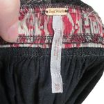 Free People  Women's Standard XS Black Crochet Sleeveless Blouse Square Neck Photo 8