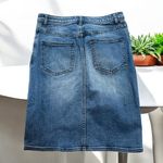 Pilcro and the Letterpress Anthropologie  Denim Skirt 0 Petite Photo 1