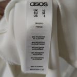 ASOS  White/Black Mini Dress with Lace Up Corset Detail and Balloon Sleeves 6 Photo 9