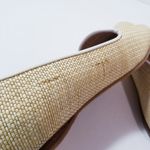 Jack Rogers Raffia Woven Loafers Flat Shoes Bride Wife "I Do" Embroidery Photo 4