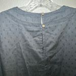 Superdry women's 8 Black Eyelet Long Sleeve Mini Dress minimal career boho Photo 8