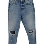Garage High Rise Distressed Cotton Jeans Photo 0