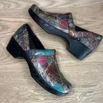 NWOT Klogs Portland Woodland Patent Leather Clog Slip Resistant Shoe Women’s 9 Blue Photo 7