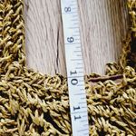 Olive metallic market style shoulder bag Photo 7