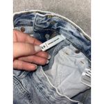 PacSun  Vintage High Rise Distressed Denim Shorts Size 26 Button Fly Photo 4