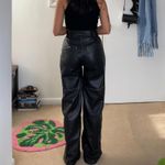 Maniere De Voir black faux leather trousers. brand new with tags Photo 1