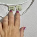 Lucy & Laurel  White Short Sleeve Tee (905) Photo 1