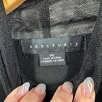 Sanctuary Women XS Black Midnite Hour Mesh Long Sleeve Dark Romantic Vampire Top Photo 3