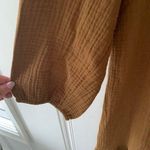 Brown Bohemian Crochet Relax Fit Tier Cotton Dress Size 4 Photo 2