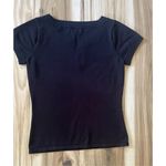 Laura Leigh Vintage Crotchet Black Women’s Top Size M Photo 5
