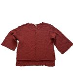 Entro NWT,  Loose Fit Scoop Neck Popcorn Sweater, Sz S Photo 8