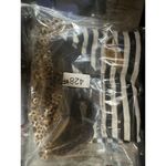 Nike Striped/ Leopard Print Sleeves Long Sleeve Crop Women's Size S Photo 8