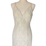 Ynes Lace Maxi Dress With Slit and Plunging Criss Cross Back Size undefined Photo 4