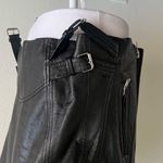 IRO  Black Leather Moto Jacket HAN lining for cold weather Photo 11